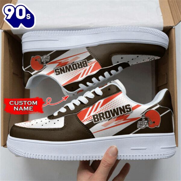 Cleveland Browns NFL Personalized Air Force 1 Shoes