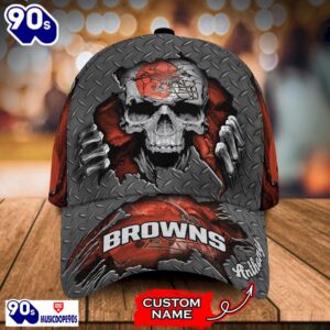 Cleveland Browns- Personalized NFL Skull…