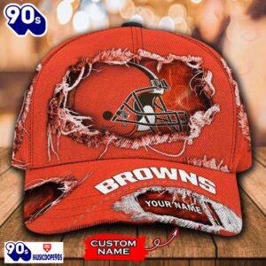 Cleveland Browns-Personalized NFL Classic Cap…