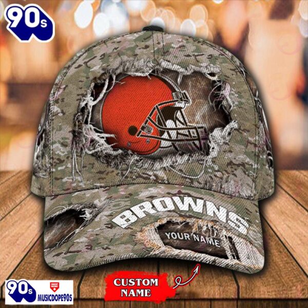 Cleveland Browns-Personalized NFL Classic Cap