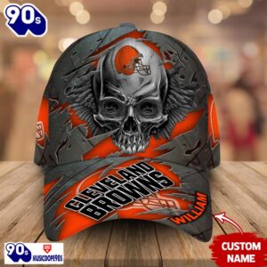 Cleveland Browns-Personalized NFL Skull Cap…