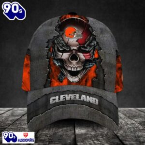 Cleveland Browns-Personalized NFL Skull Cap…