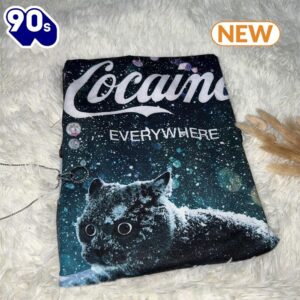 Cocaine Everywhere Cat With Snow…