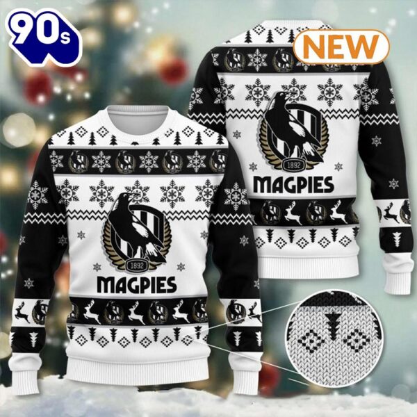 Collingwood FC Christmas Ugly Sweater