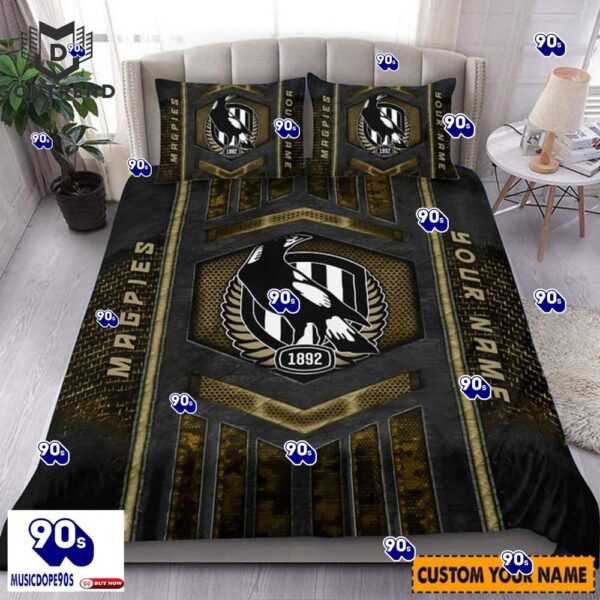 Collingwood Football Club Bedding Set For Fan New Arrivals 2024