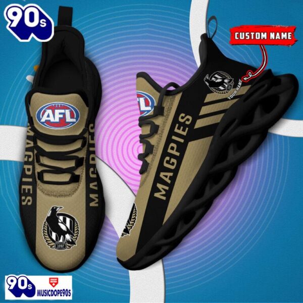 Collingwood Magpies Maxsoul Shoes Muc1AFL