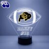 Colorado Buffaloes Football Led Sports Fan Lamp Custom Light Gift Christmas