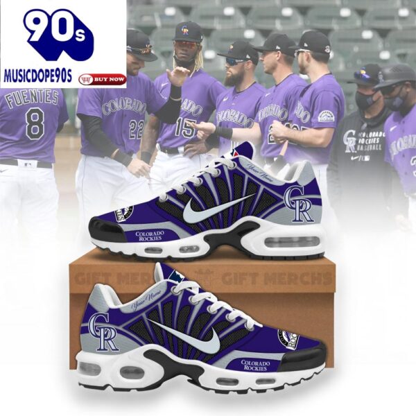 Colorado Rockies Custom Nike Air Max Plus Shoes For Fans