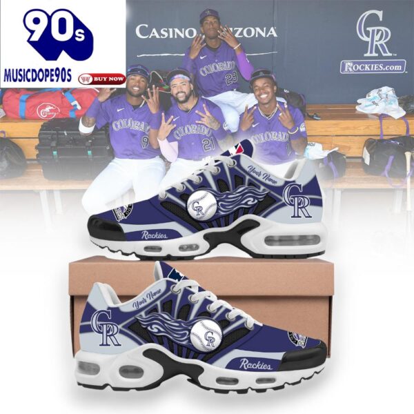 Colorado Rockies Custom TN Air Max Plus Shoes For Fans