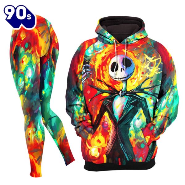 Colorful Paint Nightmare Art Combo Hoodie and Leggings