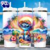 Colorful Stitch Summer Cartoon Custom Stanley Quencher 40oz Stainless Steel Tumbler With Handle