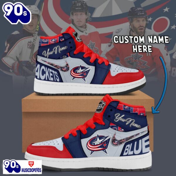 Columbus Blue Jackets Air Jordan 1 Shoes