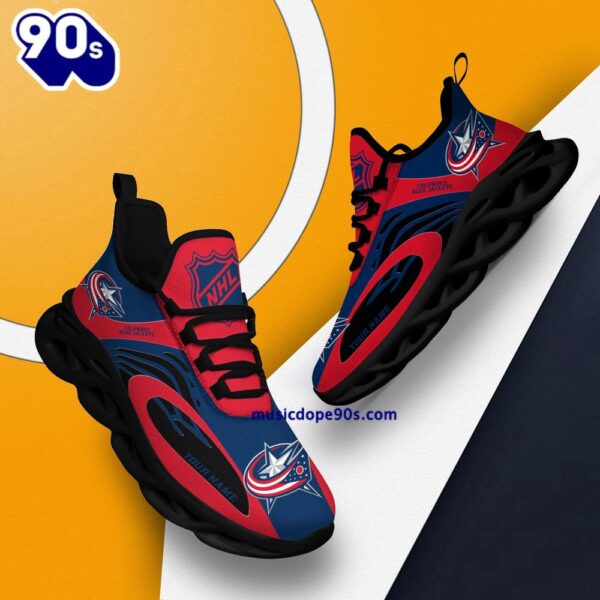 Columbus Blue Jackets Clunky Max Soul Shoes v3