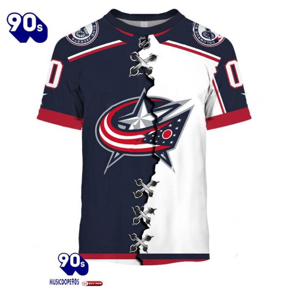 Columbus Blue Jackets Personalized NHL Mix Jersey