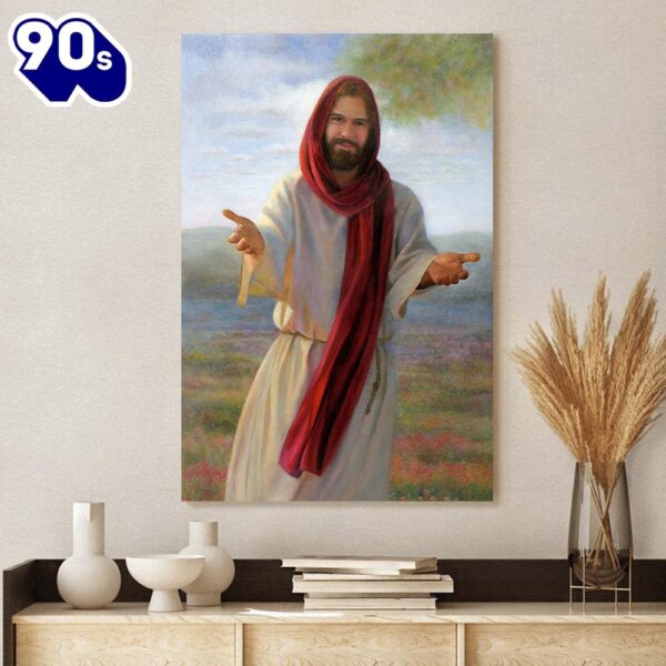 Come Unto Me Jesus Canvas Wall Art Jesus Canvas Pictures