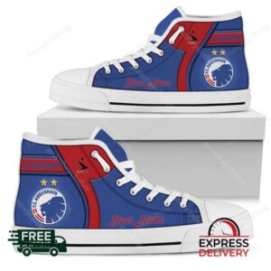 Copenhagen Personalized High Top Canvas Shoes