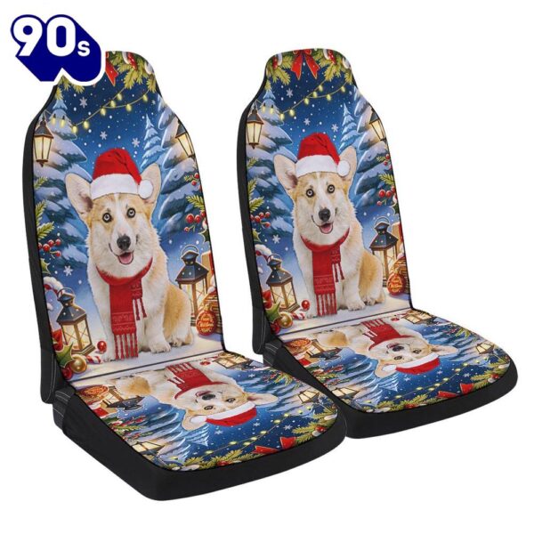 Corgi Dog Christmas Seat Cover Cars  Gift For Christmas