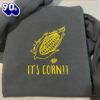 Corn! Embroidered Sweatshirt Gift Christmas