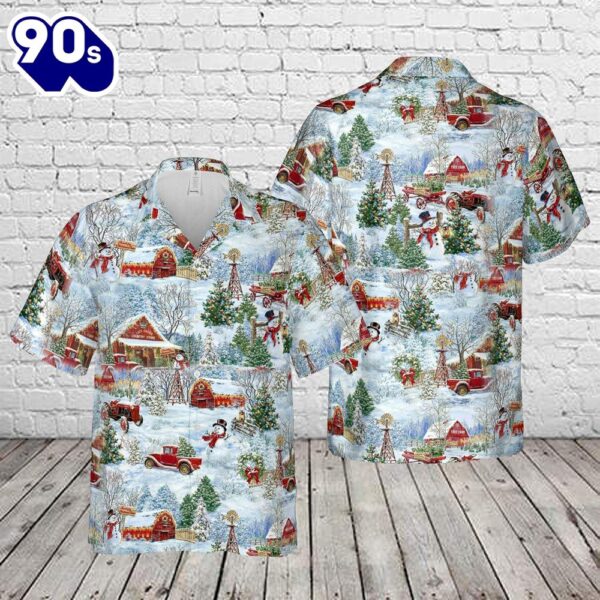 Country Christmas Hawaiian Shirt