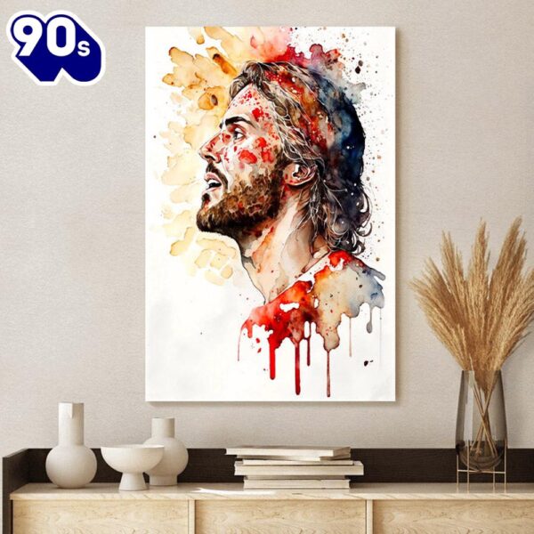 Covered By The Blood Of Jesus Christian Wall Art Jesus Christ Canvas