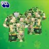 Cow Shamrock Pot Of Gold St Patrick Green Summer Hawaiian Shirts 2025