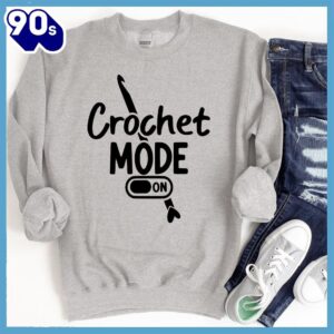 Crochet Mode ON Sweatshirt ,…