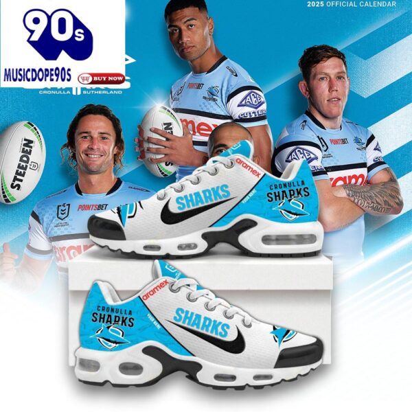 Cronulla Sutherland Sharks Personalized Name Air Max Plus Shoes For Fans