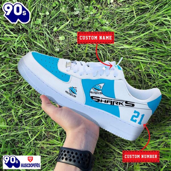 Cronulla-Sutherland Sharks NRL Personalized Air Force 1 Shoes