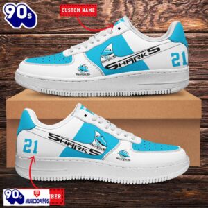 Cronulla-Sutherland Sharks NRL Personalized Air Force 1 Shoes