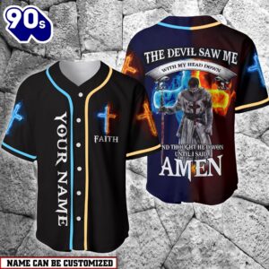 Cross Flame Baseball Jersey –…