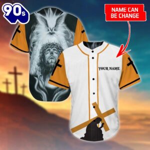 Cross, God Baseball Jersey –…