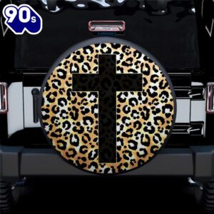 Cross Jesus Leopard Skin Car…