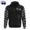 Cross Rose Wings Colorful 3D Hoodie