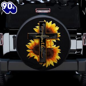 Hippie Tire Covers Cross Sunflower…