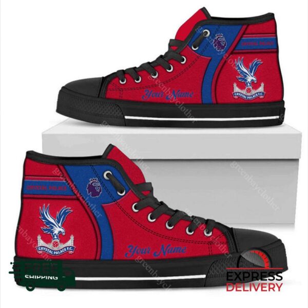 Crystal Palace F.C Personalzied High Top Canvas Shoes