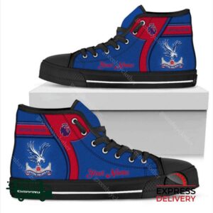 Crystal Palace F.C Personalzied High Top Canvas Shoes