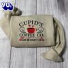 Cupid Coffee Co Embroidered Sweatshirt Gift Christmas