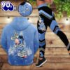 Custom Cartoon Themed Eeyore Hoodie And Leggings Set