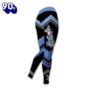 Custom Cartoon Themed Eeyore Hoodie And Leggings Set