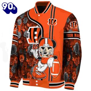 Custom Cincinnati Bengals Rose Mickey…