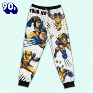 Custom Disney Deadpool and Wolverine Wolverine Colorful Pajamas - Family Disneyland Matching Pajamas Set