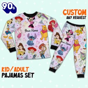 Custom Disney Friends Colorful Team…