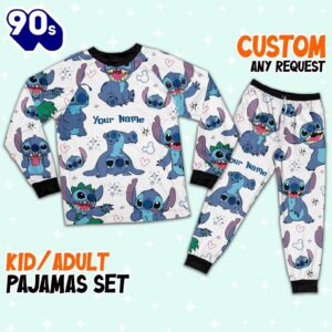 Custom Disney Friends Stitch Colorful…