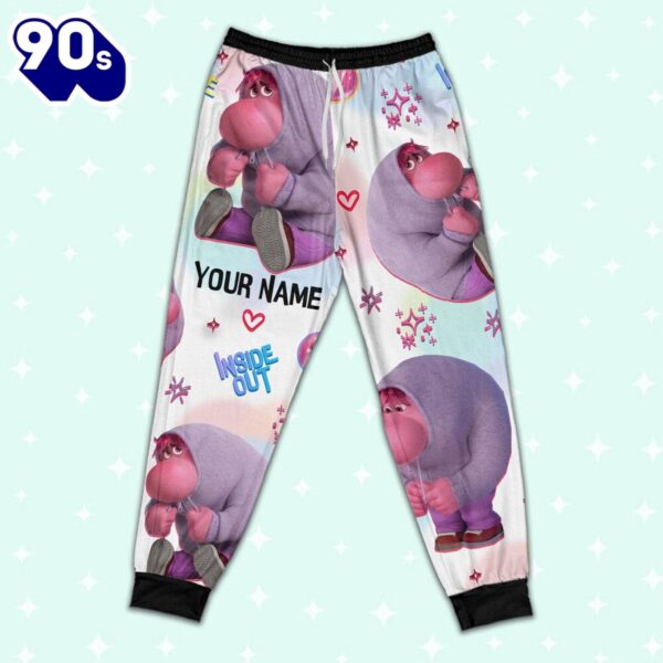 Custom Disney Inside Out Embarrassment Pink Color Pajamas Set – Movie Cartoon Holiday Pajamas