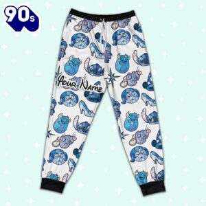 Custom Disney Magic Characters Blue Team Pajamas - Movie Cartoon Holiday Pajamas