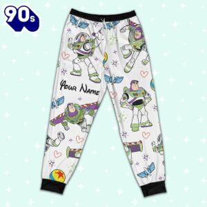 Custom Disney Toy Story Buzz Lightyear Colorful Pajamas - Family Disneyland Matching Pajamas Set