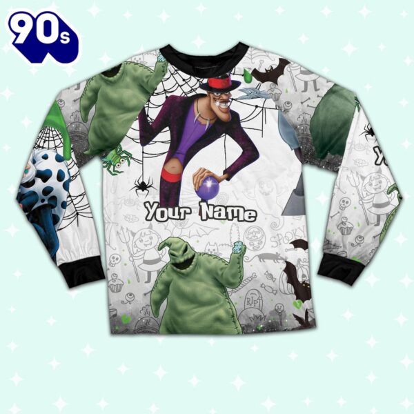 Custom Disney Villain Trickster Colorful Pajamas – Movie Cartoon Holiday Pajamas