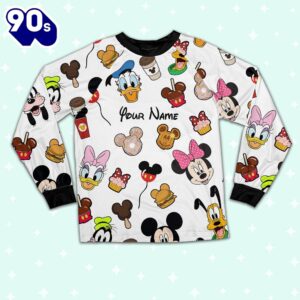 Custom Disneyland Trip Mickey Colorful Pajamas - Family Disneyland Matching Pajamas Set