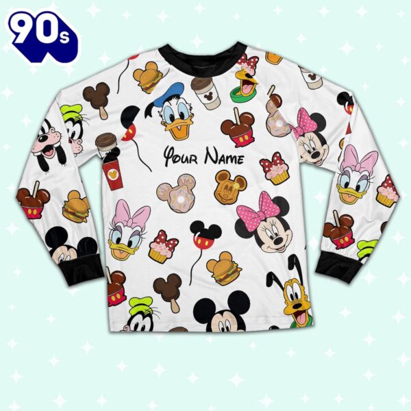 Custom Disneyland Trip Mickey Colorful Pajamas – Family Disneyland Matching Pajamas Set