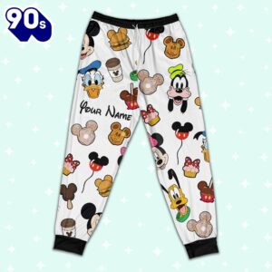 Custom Disneyland Trip Mickey Colorful Pajamas - Family Disneyland Matching Pajamas Set